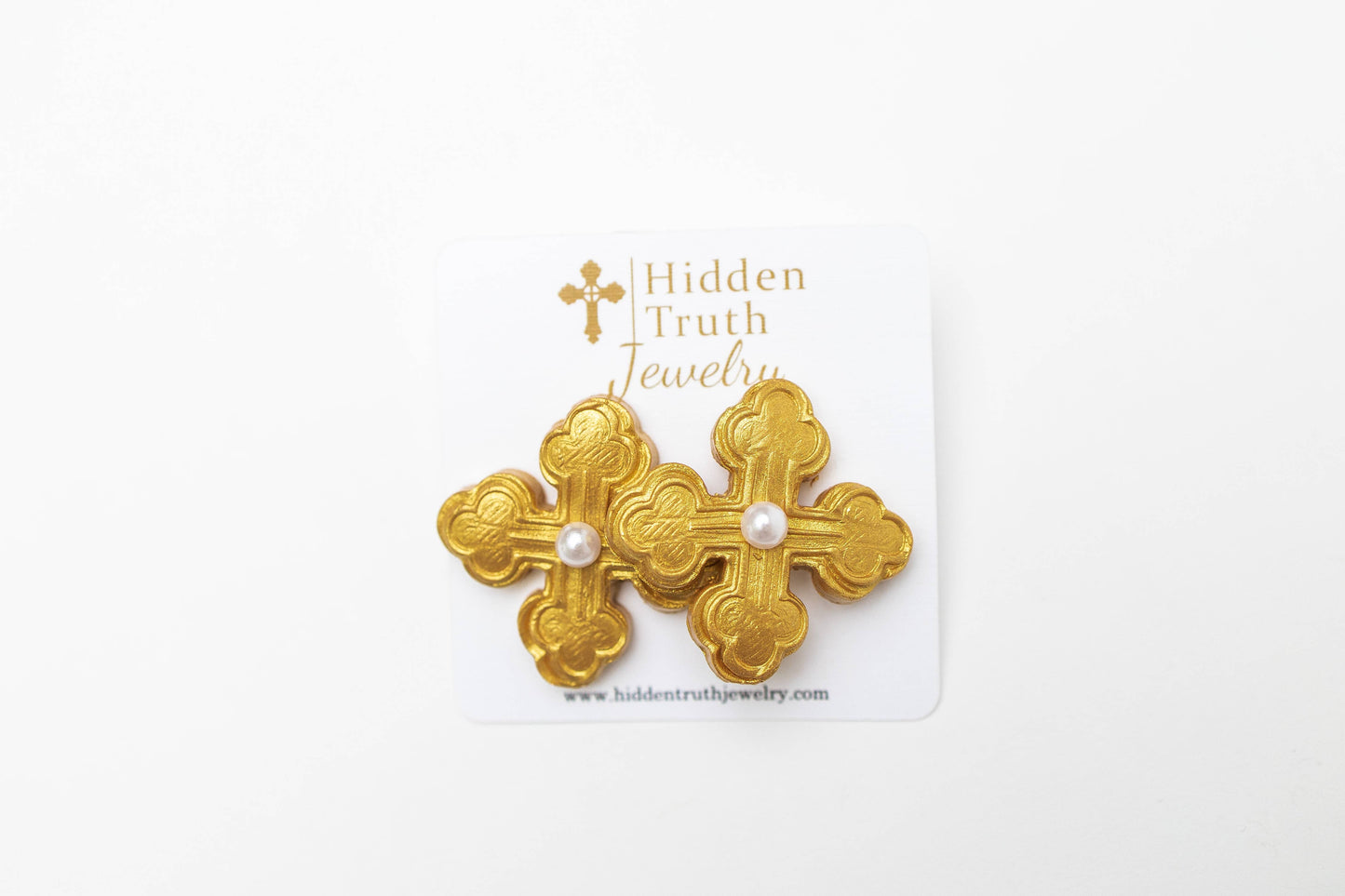 Hidden Truth Jewelry - Megan Pearl Studs