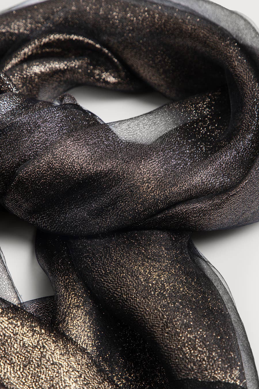 SAACHI - Silk Glimmer Scarf: Burgundy