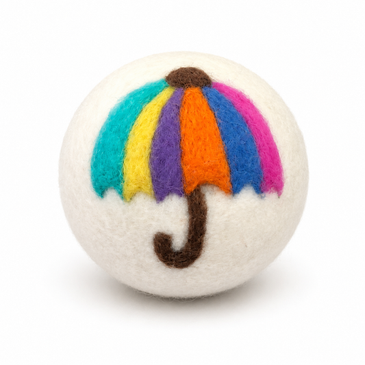 Ethical Global - Whimsy: Eco Wool Dryer Balls : Umbrella