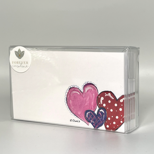 Forever Caroline LLC - Colorful Heart Tiny Cards | Pack of 60 "Love Notes"