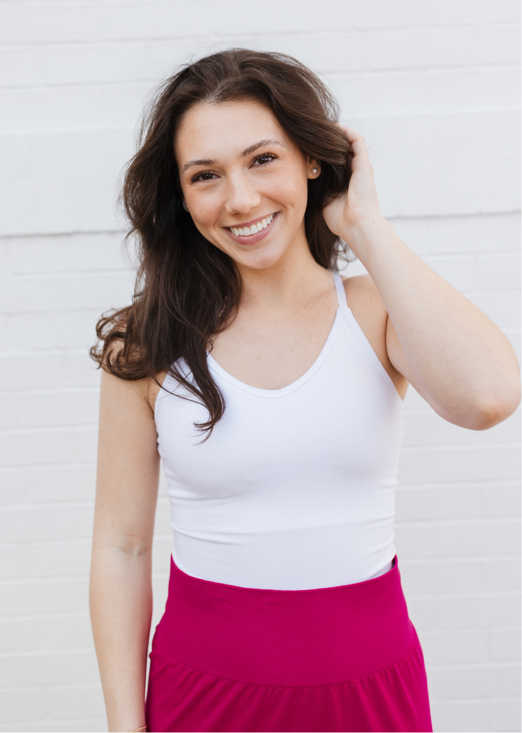 ELIETIAN - Built In Bra Cami: Tan