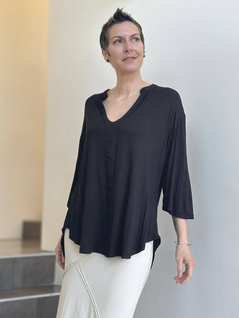 CARAUCCI - Kurta Tunic: Copper / One Size