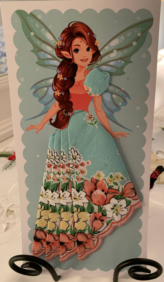 MOMENTS IN THYME - Keepsake Hankie Fairy Cards: Fairy 3