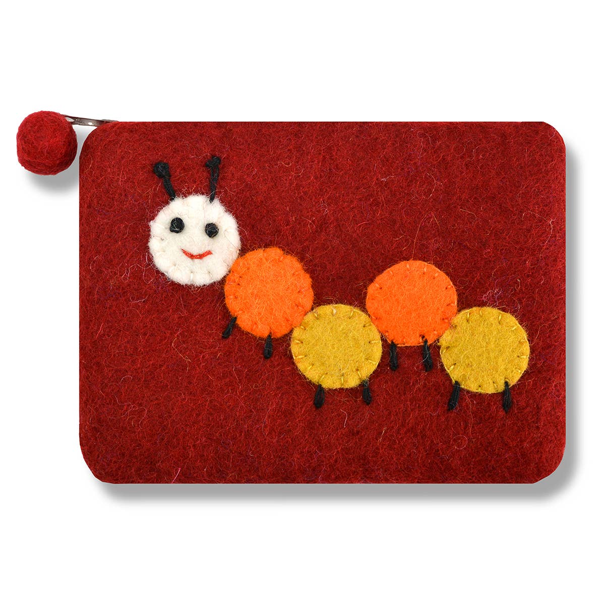 BNB Crafts Inc. - Caterpillar Design Zip Purse: Turquoise