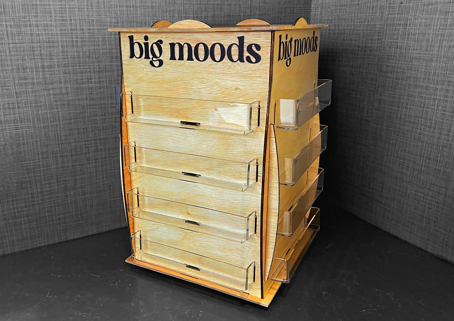 Big Moods - 48 Count Spinner Sticker Stand Display