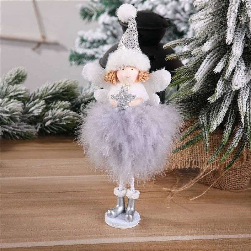 ShieldChic - Feather Angel Christmas Ornament: 4