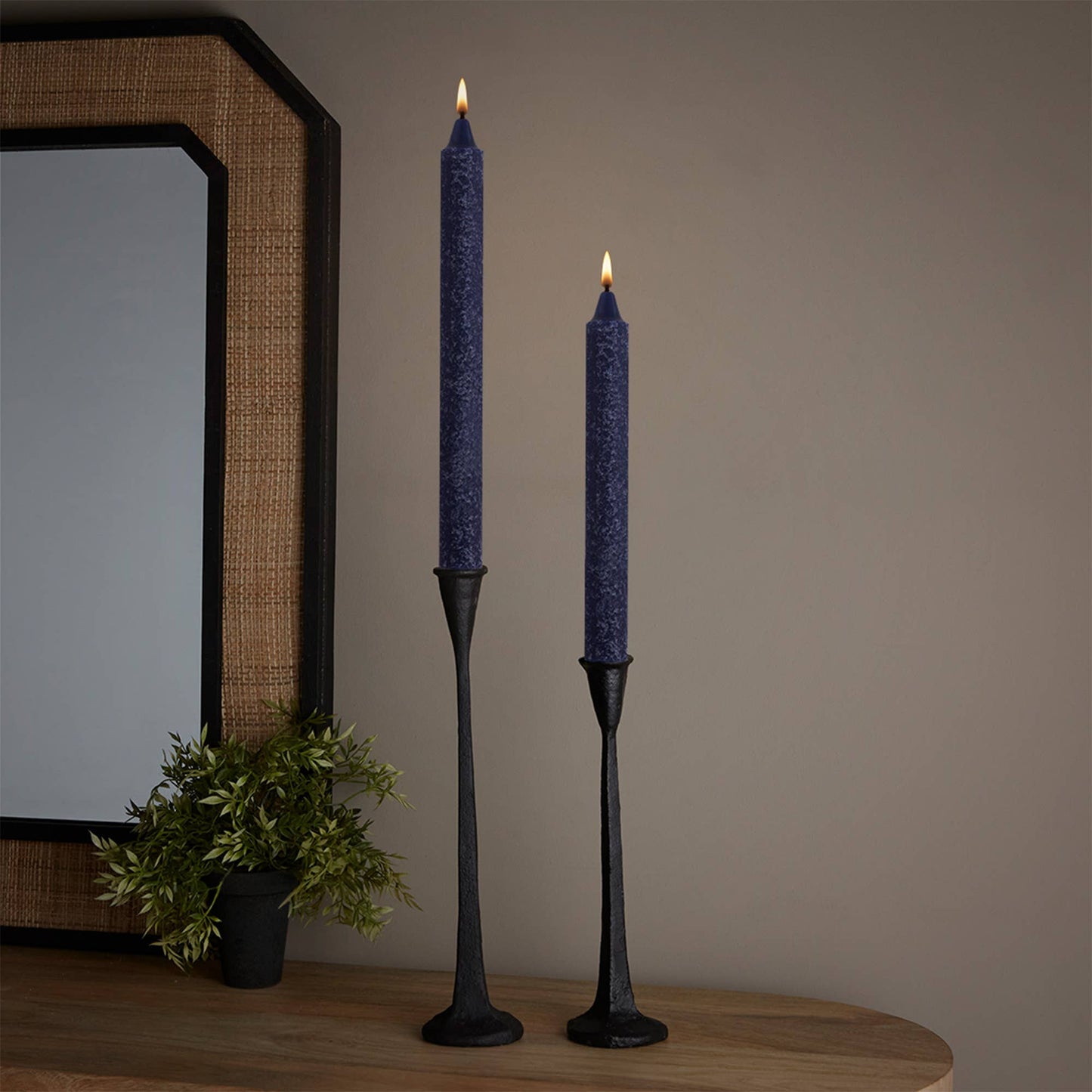 ROOT Candles - ROOT Timberline Arista Candles Box Of 12: Dark Olive / 12 inch