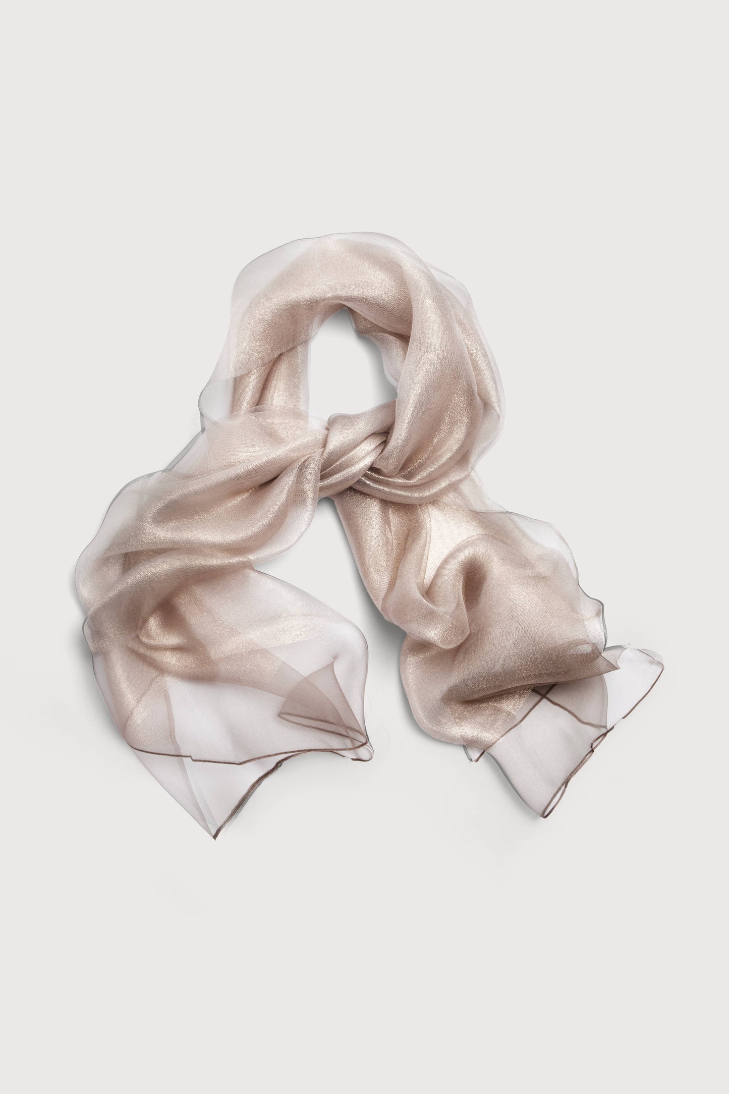 SAACHI - Silk Glimmer Scarf: Burgundy