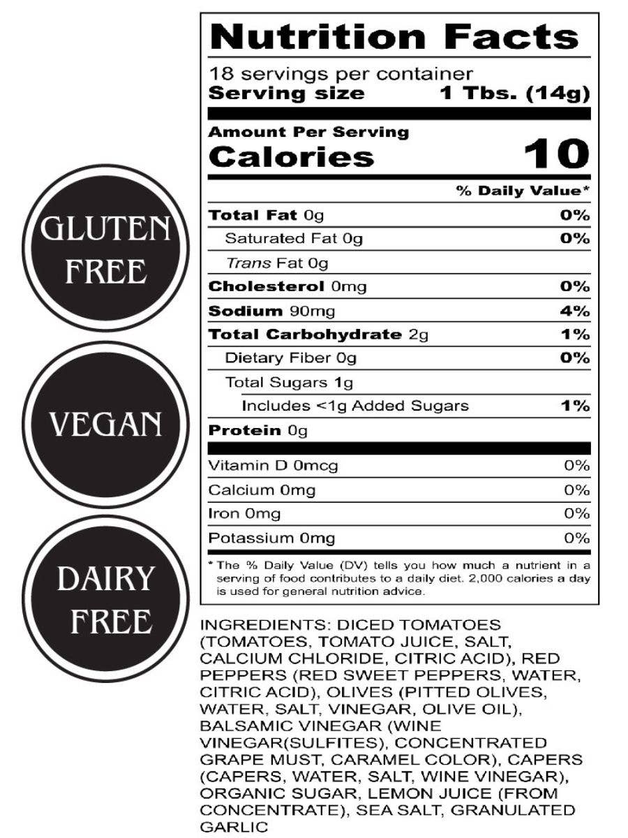 Tait Farm Foods - Tomato Bruschetta