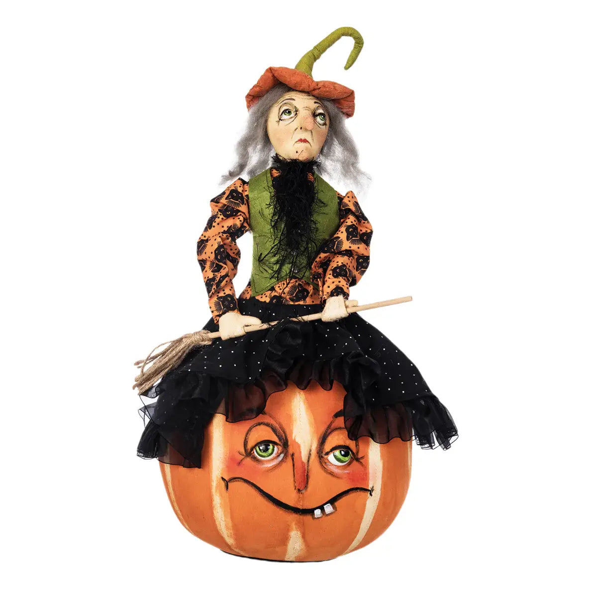 C&F Home - Eartha Witch Gathered Traditions Art Doll