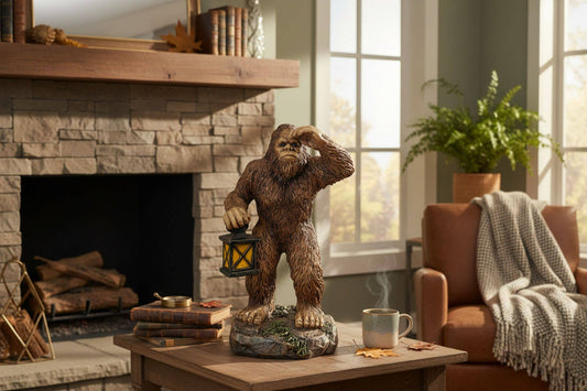 De Leon Collections - COLLECTIBLE BIGFOOT LOST IN THE WOODS, 3"X2.25"X5",