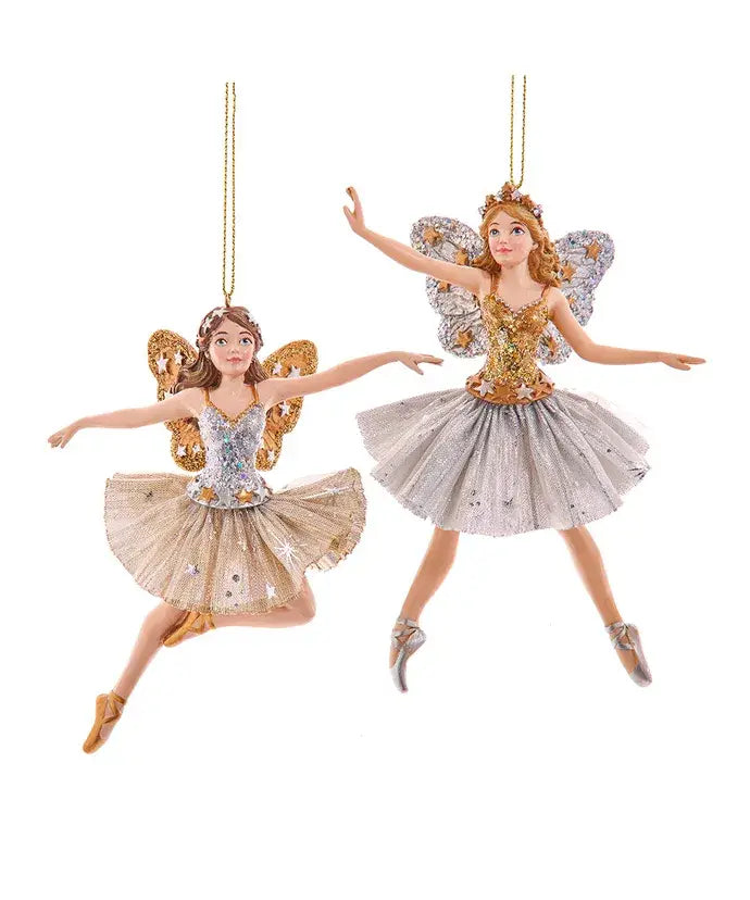 Kurt S. Adler, Inc. - 5.5" Celestial Dancing Fairy Ornament 2 Assorted