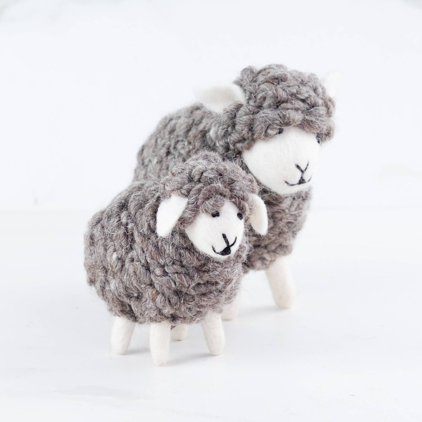 The Winding Road - Brown Wool Sheep: Small
