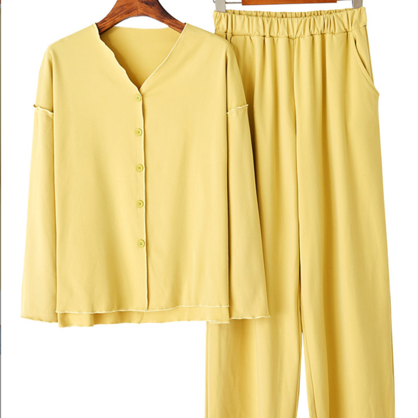 DrifWoo - Women Modal Loungewear Set  Women Comfy Pajamas Set : Dusty Pink / XS-S