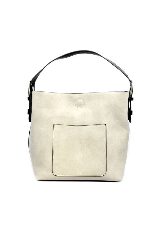 Joy Susan - Classic Hobo Handbag: L8008-10 Stone