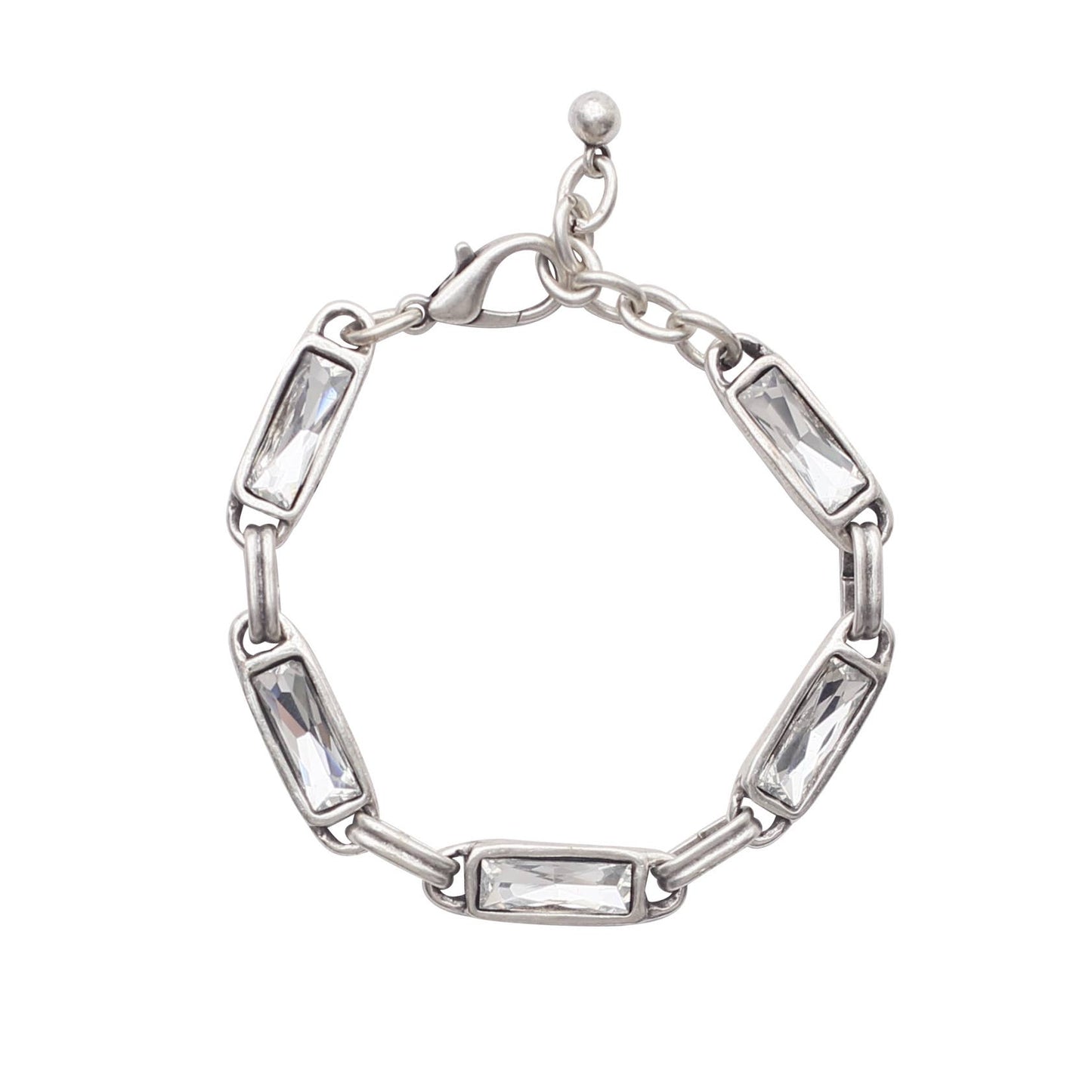 Chanour - Handmade Crystal Pewter Bracelet - 2926