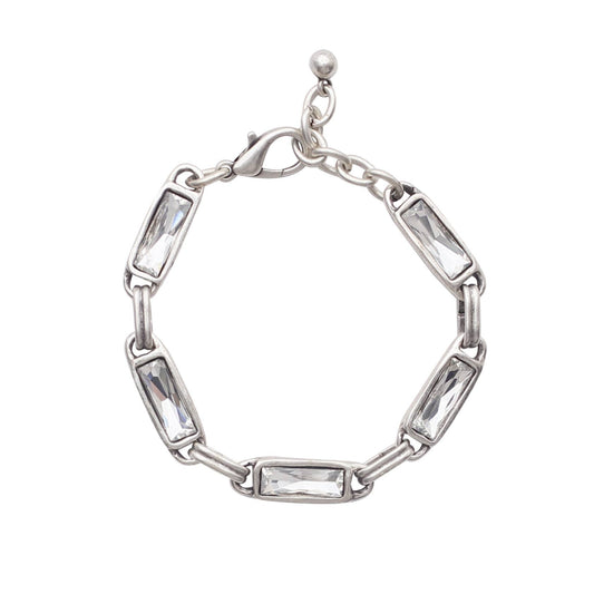 Chanour - Handmade Crystal Pewter Bracelet - 2926