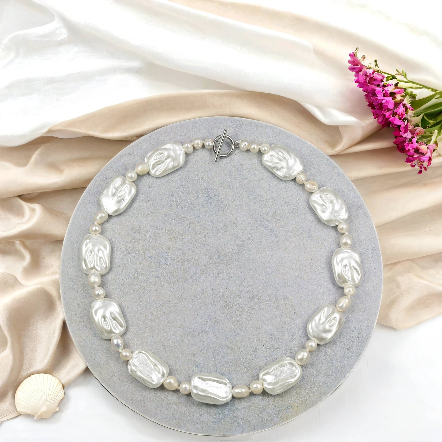 IST Jewelry - Radiant Harmony Pearl Necklace