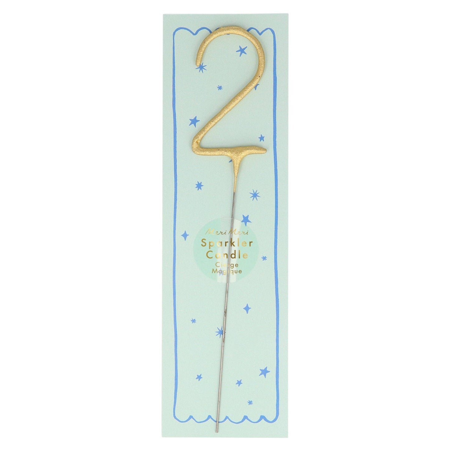 Meri Meri - Gold Sparkler Numbers 0 to 9 Candles: 3