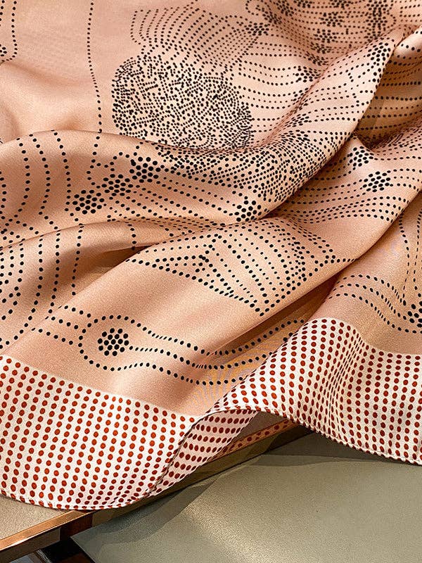 UZ Wholesale Store - Polka-Dot Leisure Fashion Scarf: ORANGE / One_size