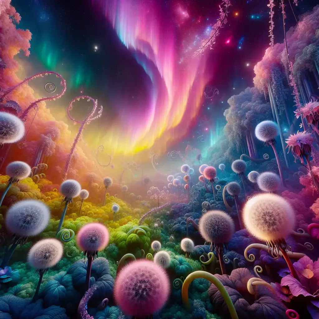 Wicked Cool Unicorn - Aurora Borealis 5 x 7 Fantasy Art Cards : 006