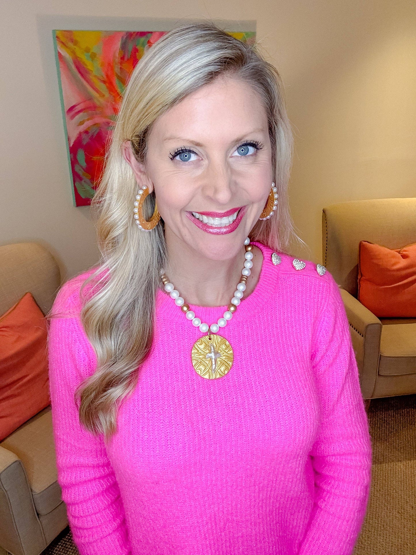 Hidden Truth Jewelry - Pearl Hoops