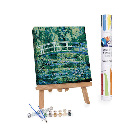Winnie's Picks - Waterlilies And Japanese Bridge, Claude Monet - Paint kit: Without Frame