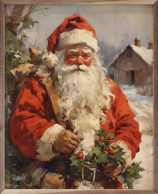 Kendrick Home - Picture Perfect Santa: 8 x 10 x 1.5