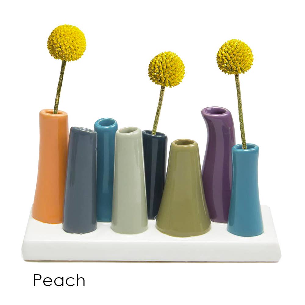 Chive - Pooley Modern Bud Vase For Flowers: Chartreuse