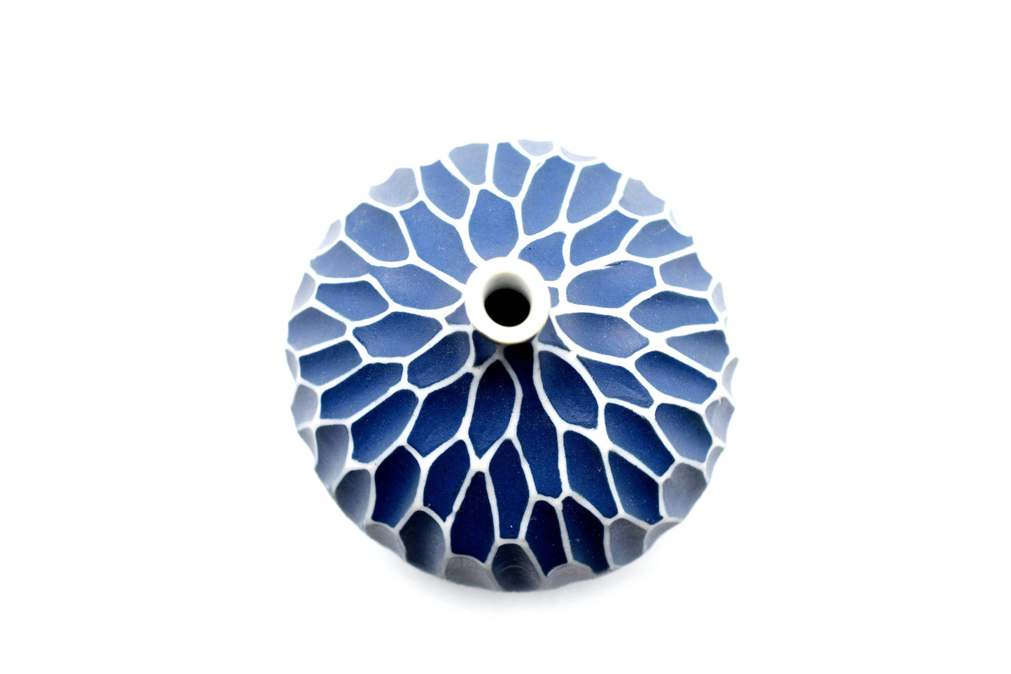 Art Floral Trading LLC - 192W69BLUE CONGO TINY S - WO 69 BLUE Porcelain bud vase