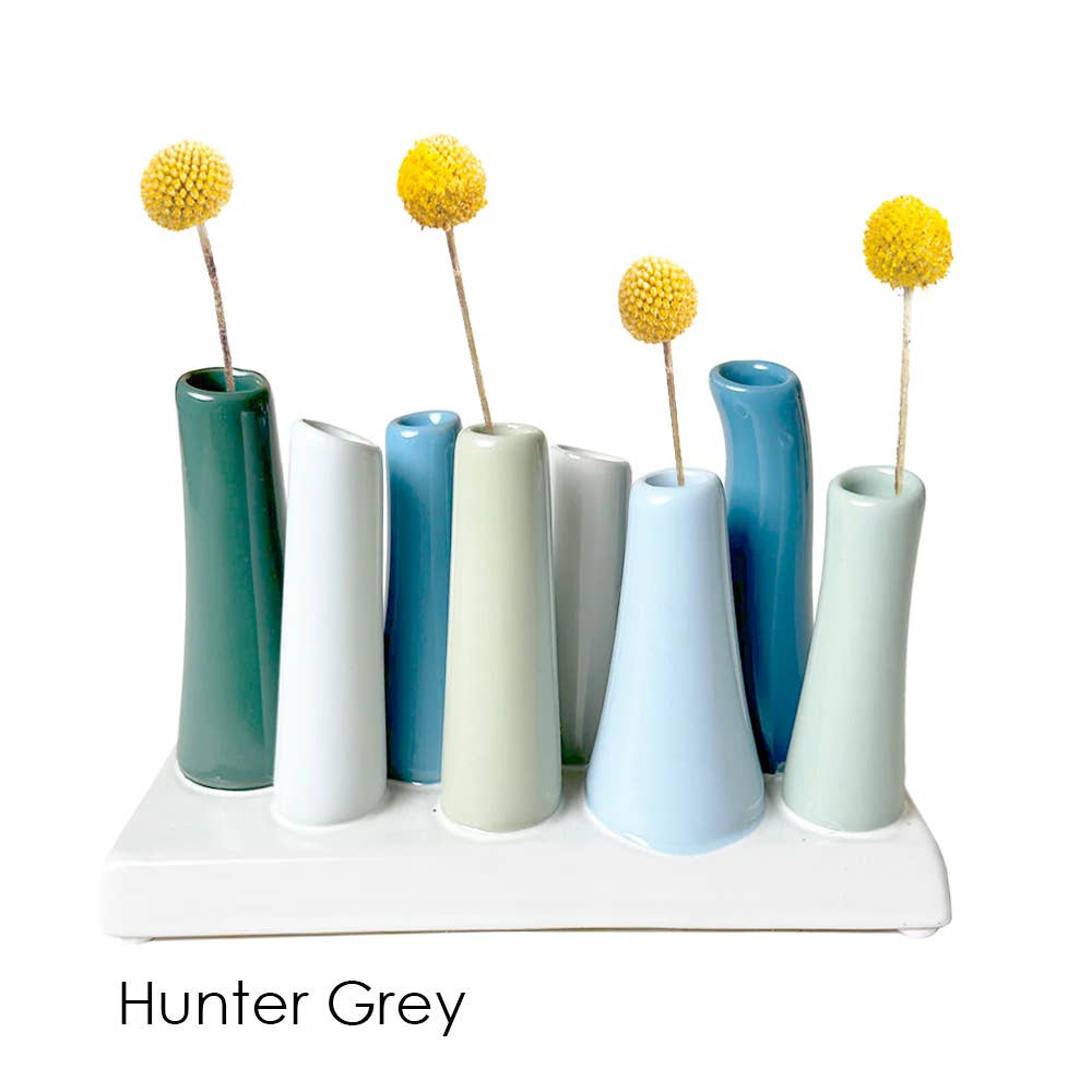 Chive - Pooley Modern Bud Vase For Flowers: Chartreuse