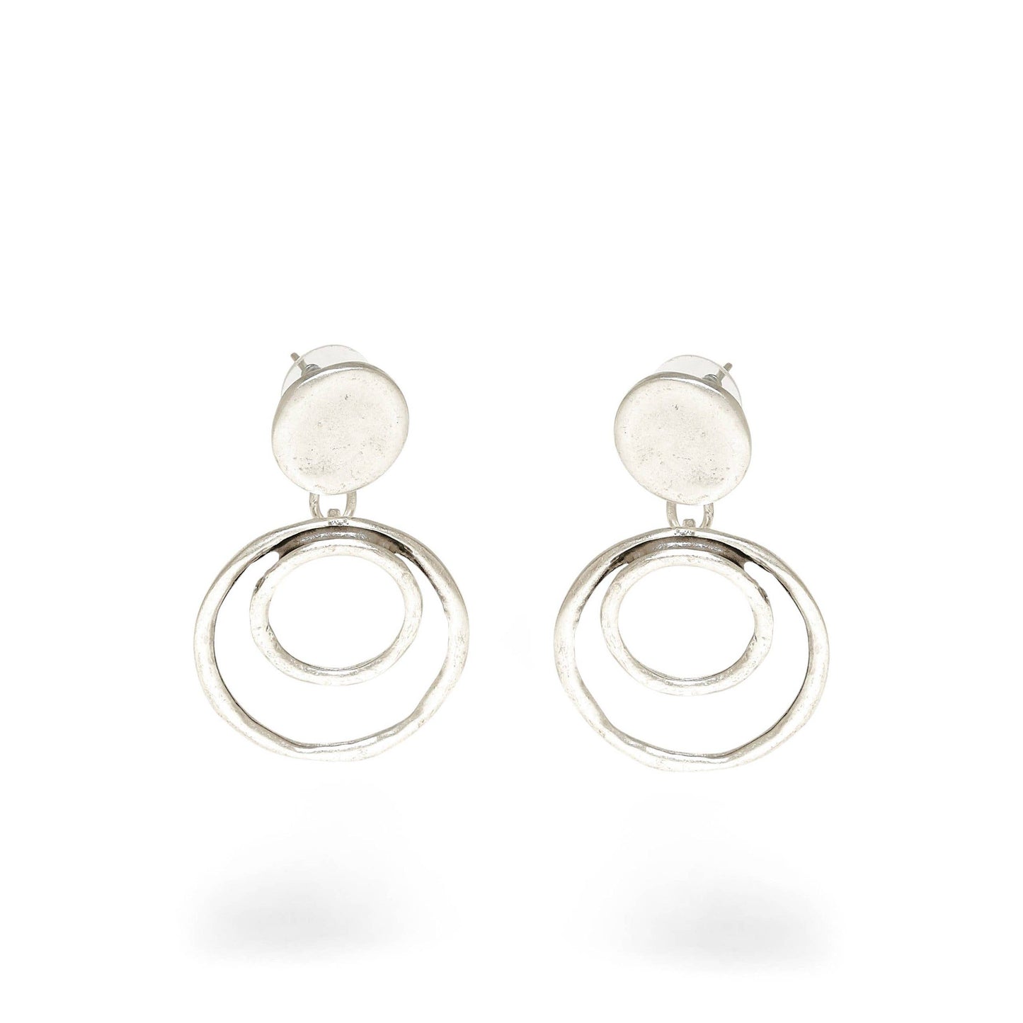 Chanour - Handmade Pewter Earrings - 24-311