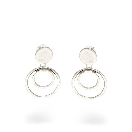 Chanour - Handmade Pewter Earrings - 24-311