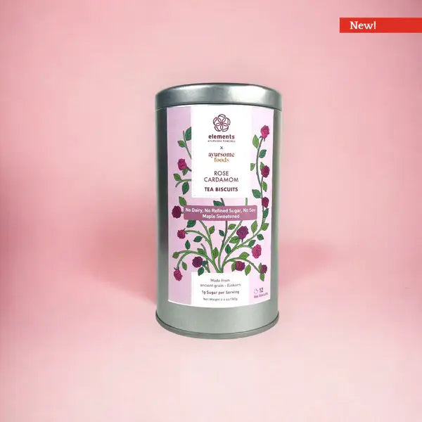 Elements Truffles - ROSE CARDAMOM TEA BISCUITS