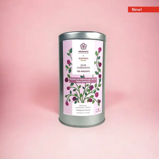 Elements Truffles - ROSE CARDAMOM TEA BISCUITS
