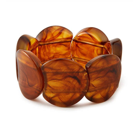 Dipped Shop - Trendy Irregular Texture Acrylic Bangle Bracelet DP25E767: C5