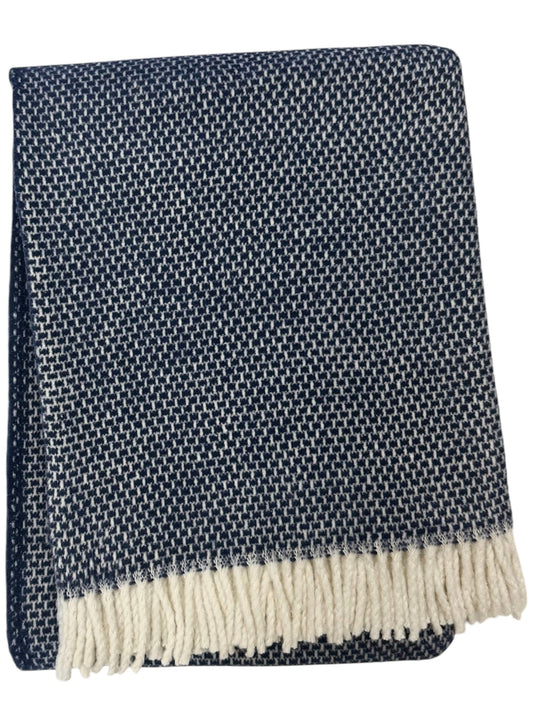 A Soft Idea - 321 - Grain of Rice Throw: Navy