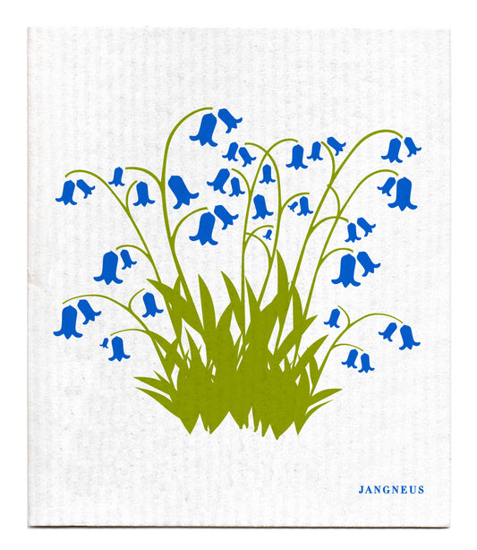 Jangneus - Swedish Dishcloth - Bluebells - Blue
