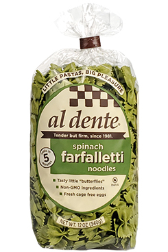 Al Dente Pasta - Spinach Farfalletti