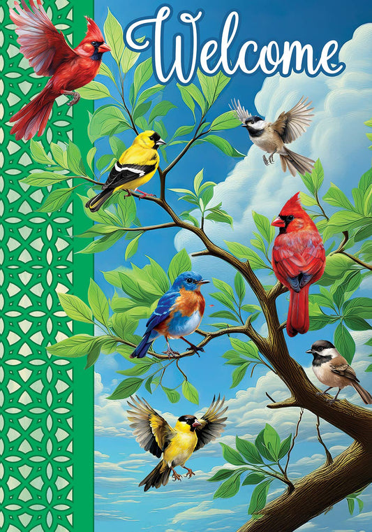 Custom Decor - Bird Branch-FM
