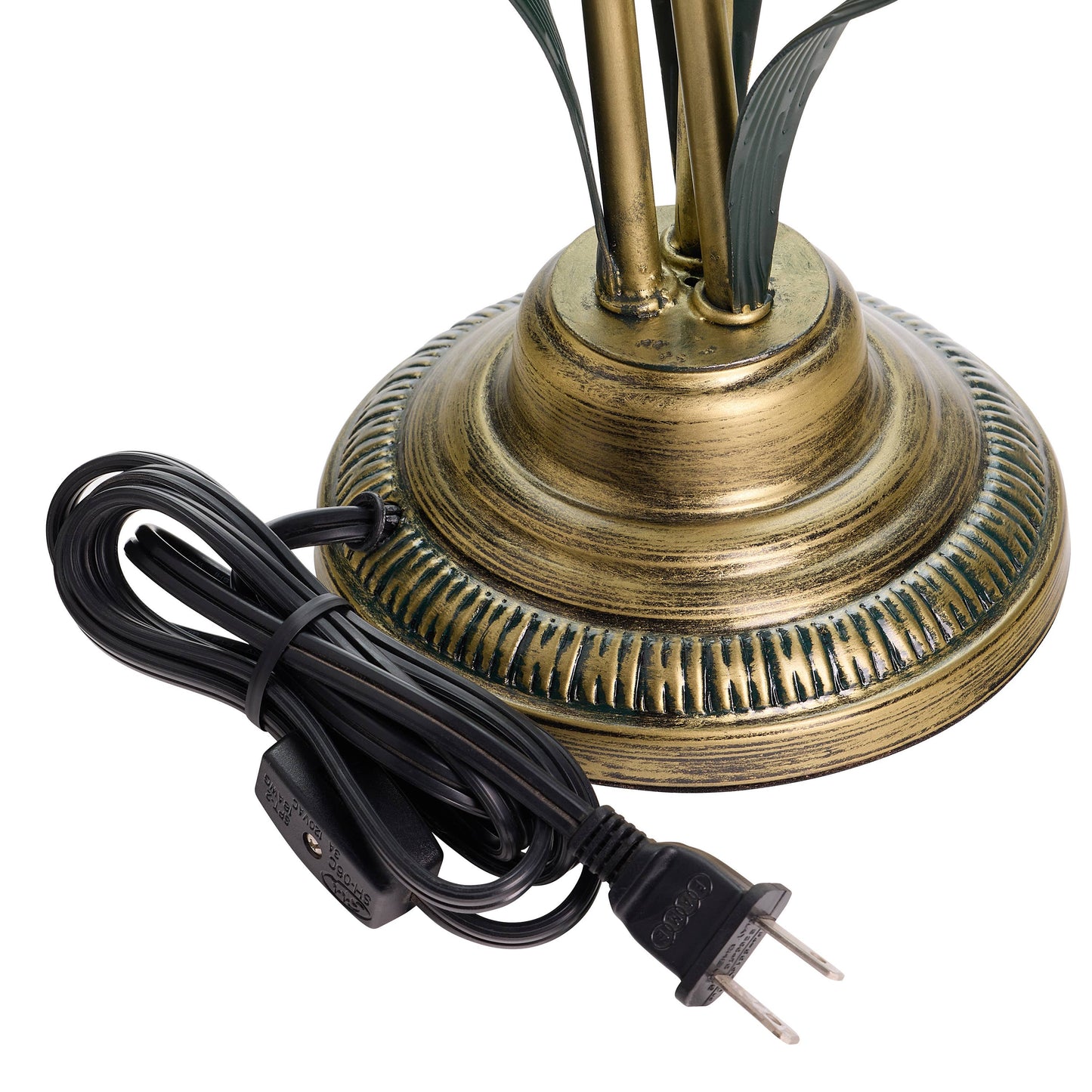 River of Goods - 23.5"H Pink 3 Shade Handblown Glass Calla Lily Table Lamp