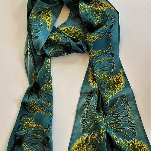NINA J - Golden Rod Silk Scarf
