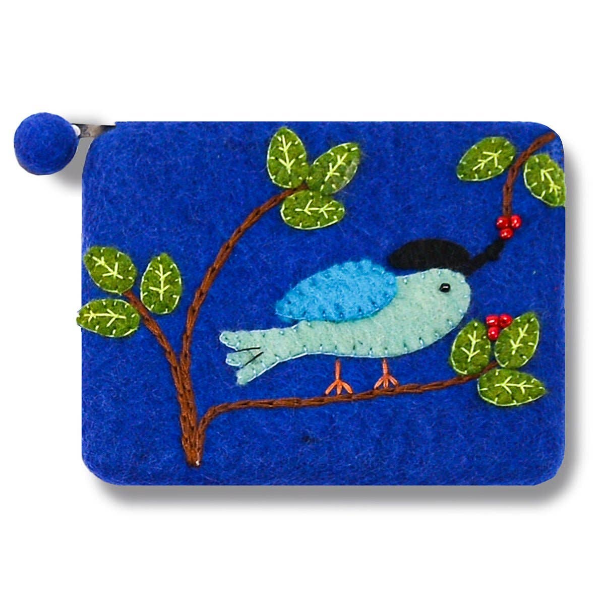 BNB Crafts Inc. - Bird on the Branch Theme Coin Purse: Hot Pink