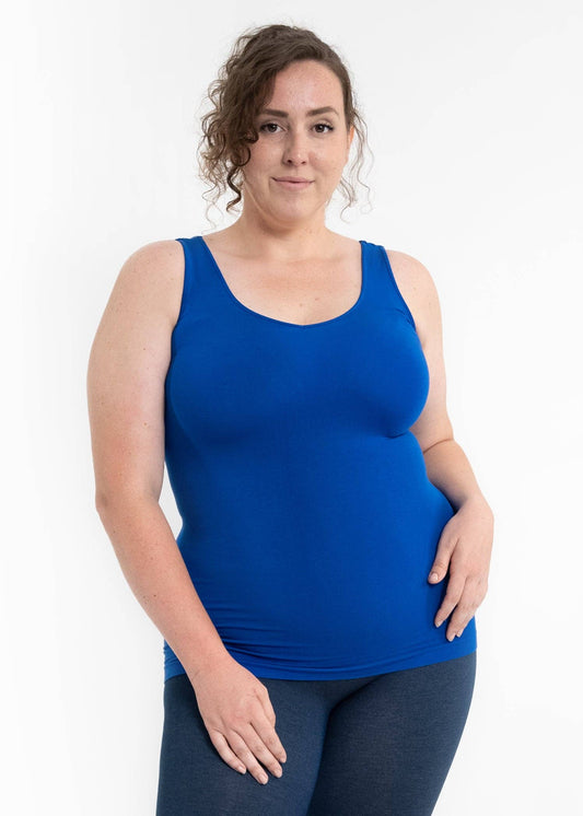 ELIETIAN - Reversible Tank: Royal Blue / Long