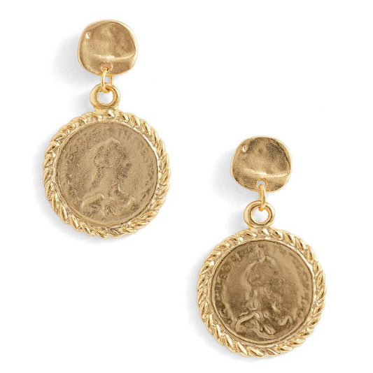 KARINE SULTAN - Doin drop earring: Gold