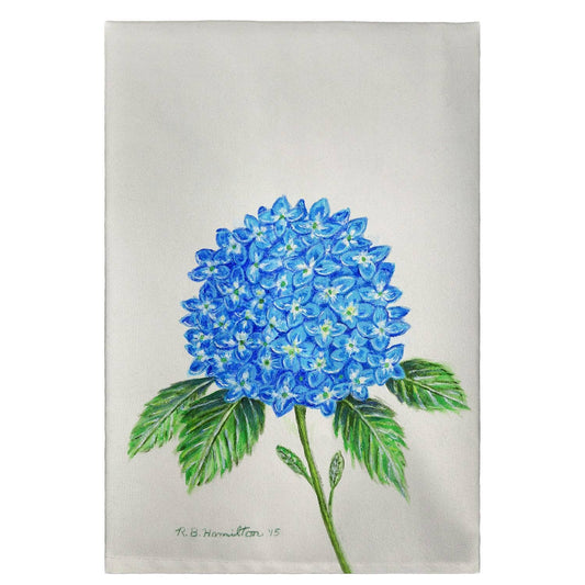 Betsy Drake Interiors - Dick's Hydrangea Guest Towel
