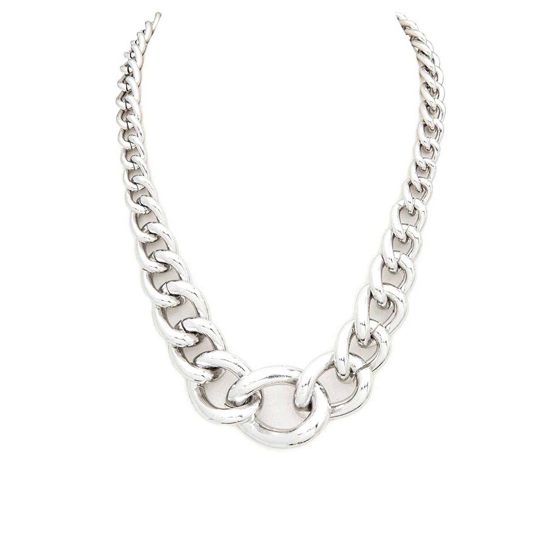Artini Accessories - Iconic Chain Link Fashion Necklace: Rhodium
