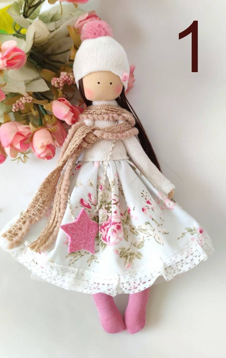ChernikovaNataliya - Handmade Doll, Fabric Doll, Rag Doll, Girl Gift, Softie Doll, Collectible Doll, Doll Cotton, Interior Doll, Stuffed Doll, Heirloom Doll: 1