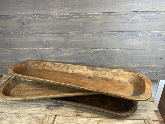 My Amigos Imports - Great Buy-Ogden Hills Extra Long Dough Bowl-WH4-Waxed-$32