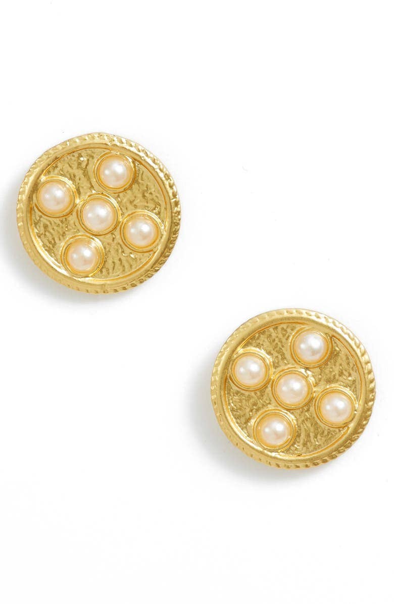 KARINE SULTAN - Pearl Round Stud